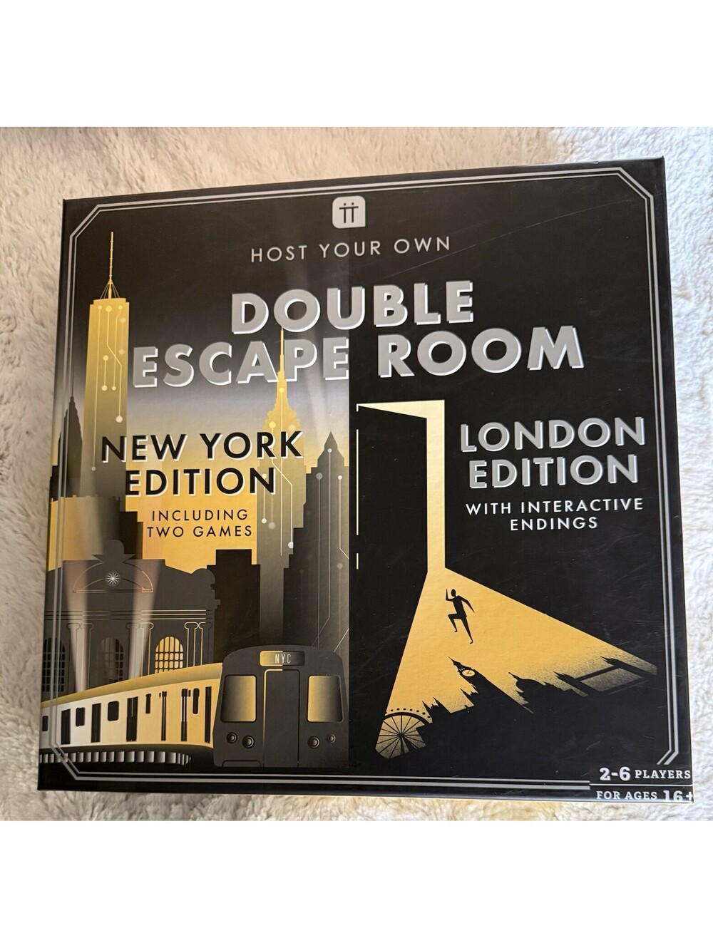 Double Escape Room Interactive Board Game New York London Talking Tables